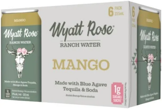 Wyatt Rose Ranch Water Mango 6x355mL