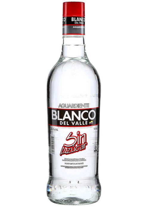 Aguardiente Blanco Del Valle Sin Azucar 750mL