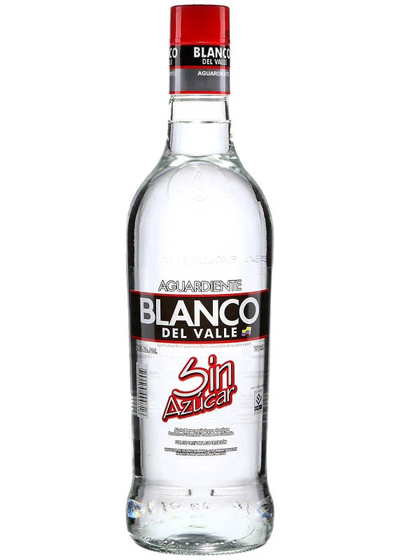 Aguardiente Blanco Del Valle Sin Azucar 750mL