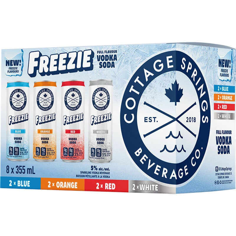 Cottage Springs Vodka Freezie 8x355mL