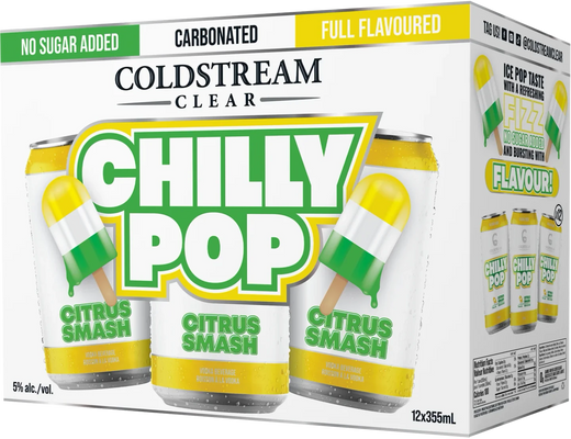Coldstream Citrus Chilly Pop 12x355mL