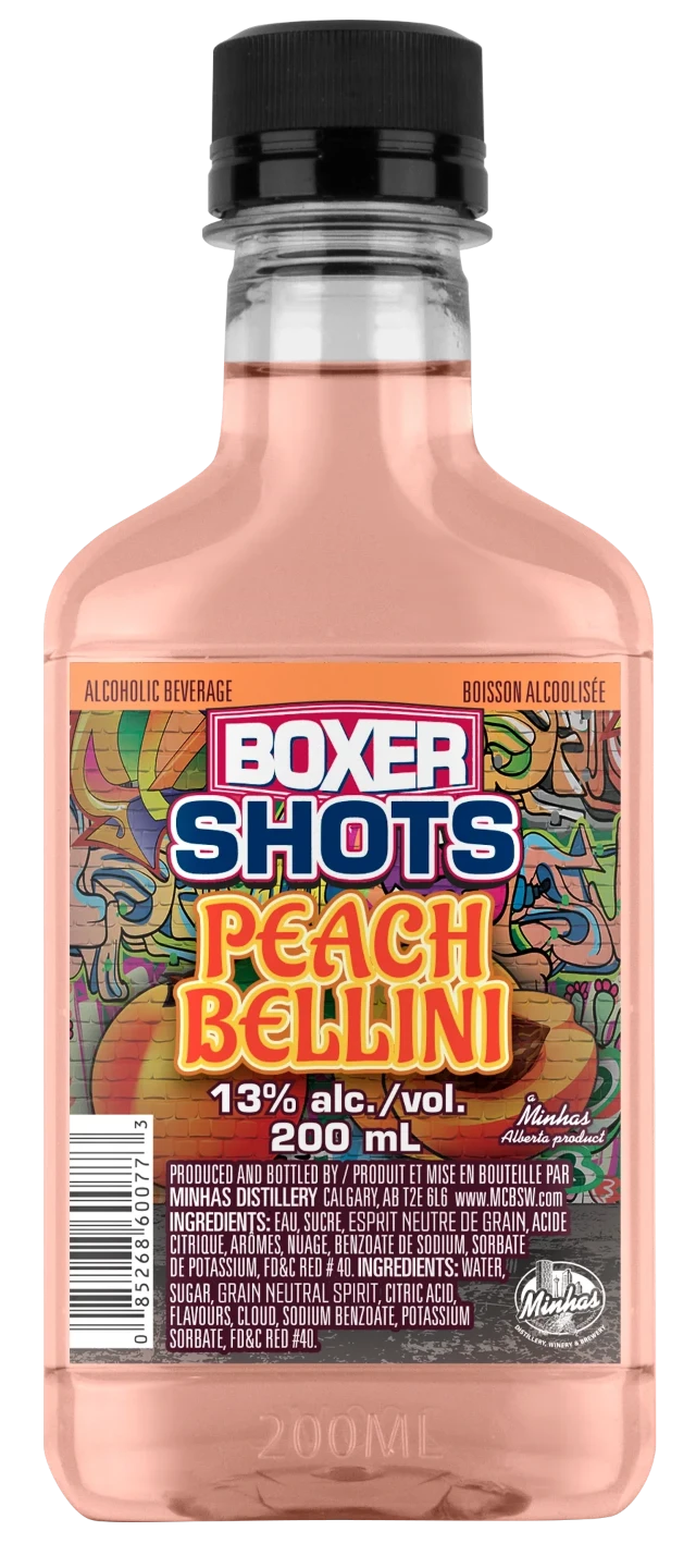 Blackstone Shots Peach Bellini 200mL