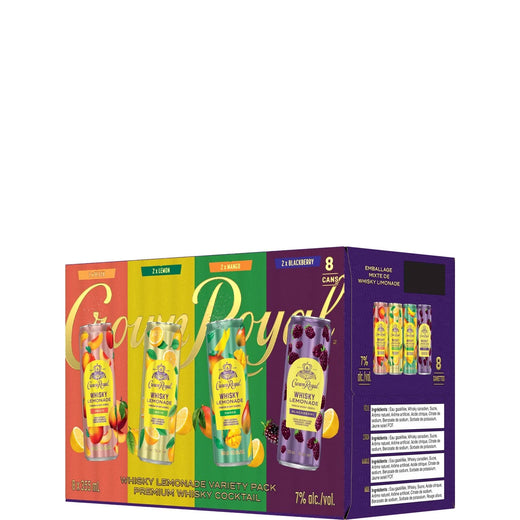 Crown Royal Whisky Lemonade Variety Pack 8x355mL
