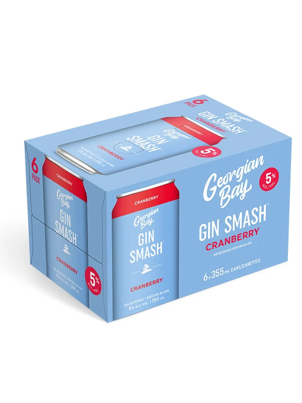 Georgian Bay Cranberry Gin Smash 6x355mL