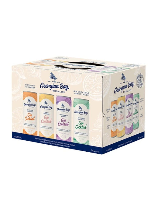 Georgian Bay Gin Cocktails Variety Pack 12x355mL