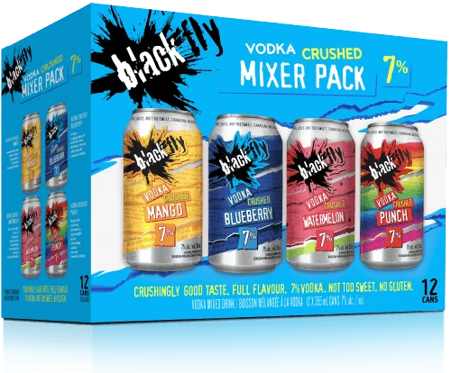 Black Fly Crushed Mixer Pack 2.0 12x355mL