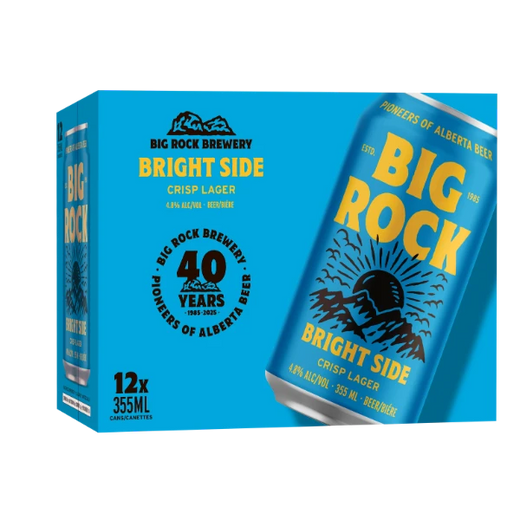Big Rock Bright Side Lager 12x355mL