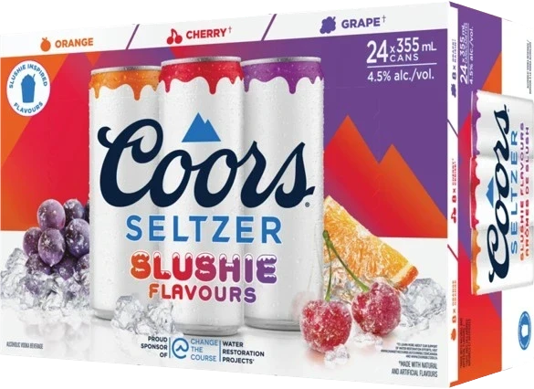 Coors Seltzer Slush Mixer 24x355mL