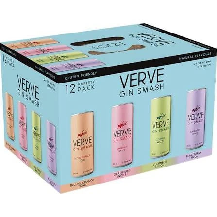 Verve Gin Smash Mix Pack 12x355mL