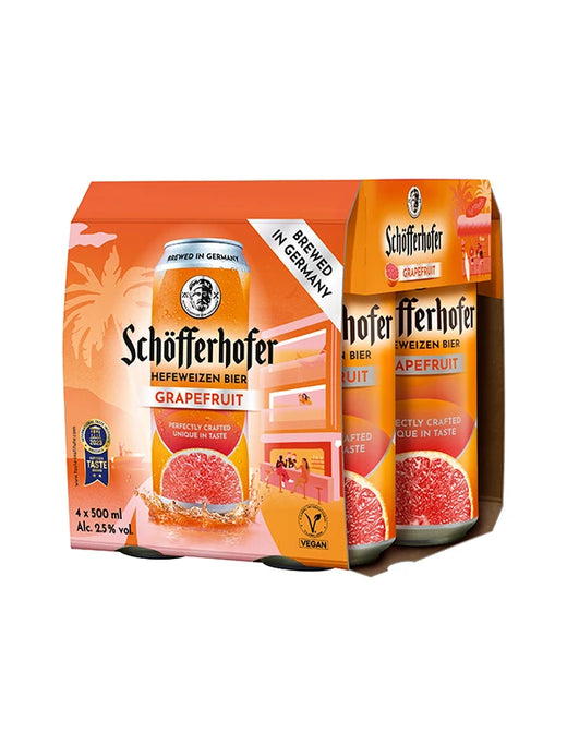 Schofferhofer Grapefruit 4 Cans 4x500mL