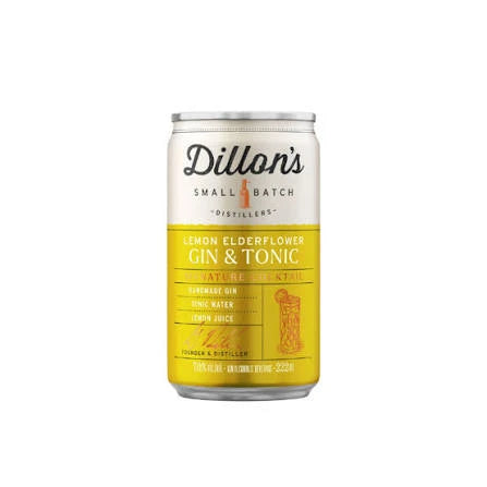 Dillon'S Lemon & Elderflower Gin & Tonic 222mL