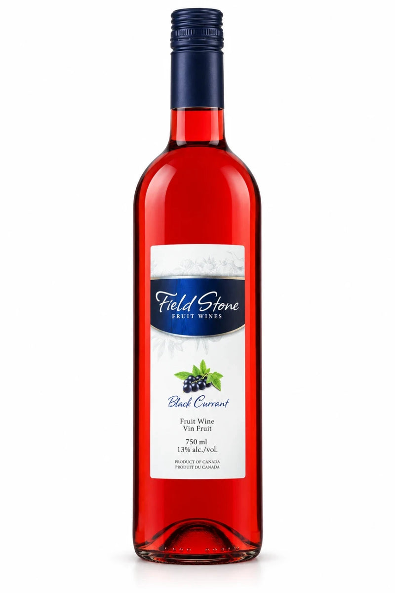 Field Stone Black Currant Fruit Wine 750mL