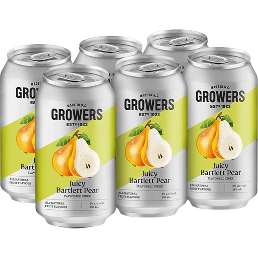 Growers Pear 6x355mL