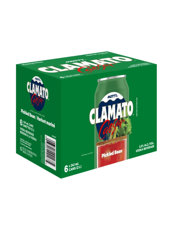 Mott'S Clamato Caesar Pickled Bean 6x355mL