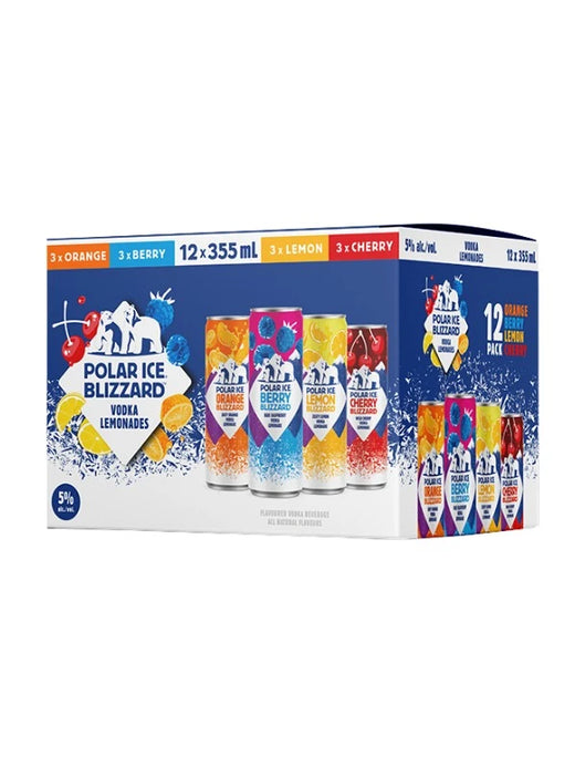 Polar Ice Blizzard Vodka Lemonadevariet 12x355mL