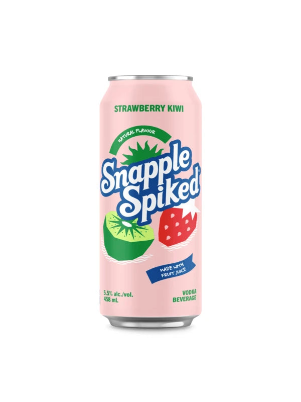 Snapple Spiked Tea Kiwi Strawberry 458mL