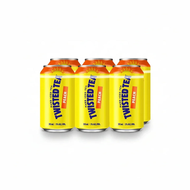 Twisted Tea Peach Iced Tea 6x355mL