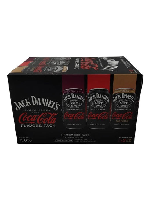 Jack Daniels & Coca-Cola Variety Pack 6x355mL