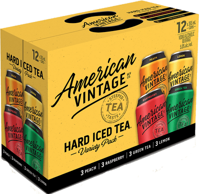 American Vintage Iced Tea Mixer Pack 12 Cans