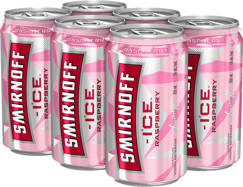 Smirnoff Ice Raspberry 6 Cans