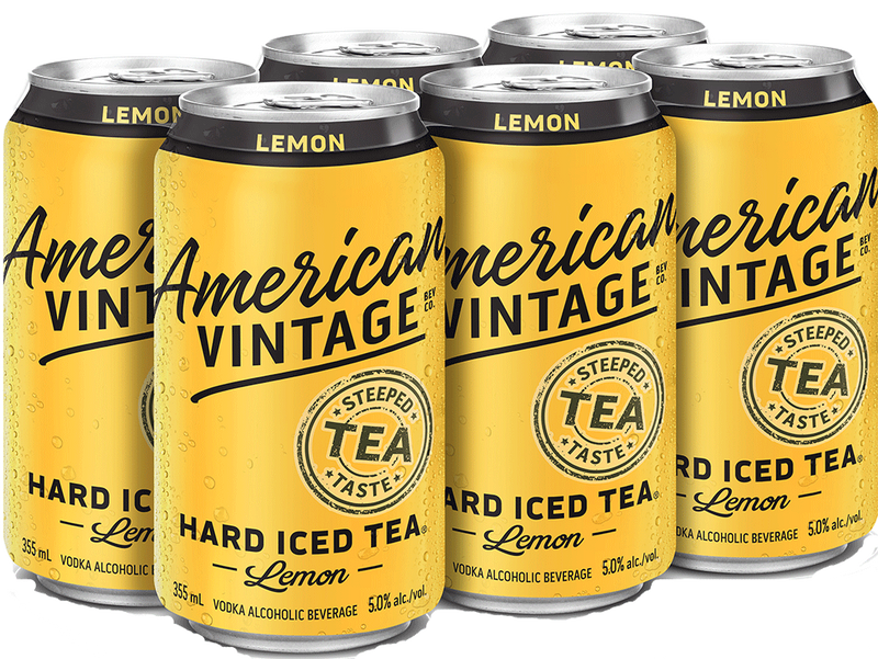 American Vintage Iced Tea Lemon 6 Cans