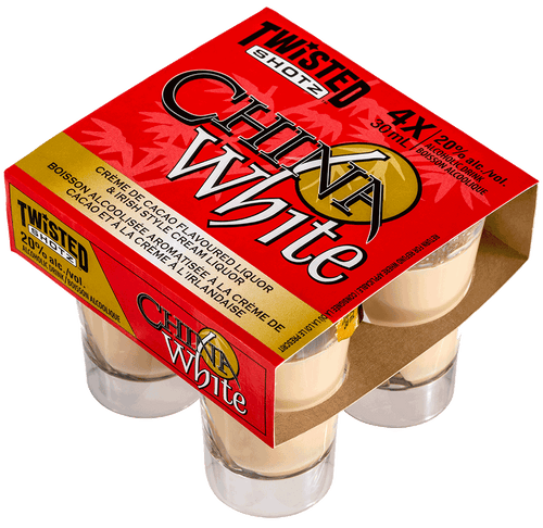 Twisted Shotz China White 4Pack