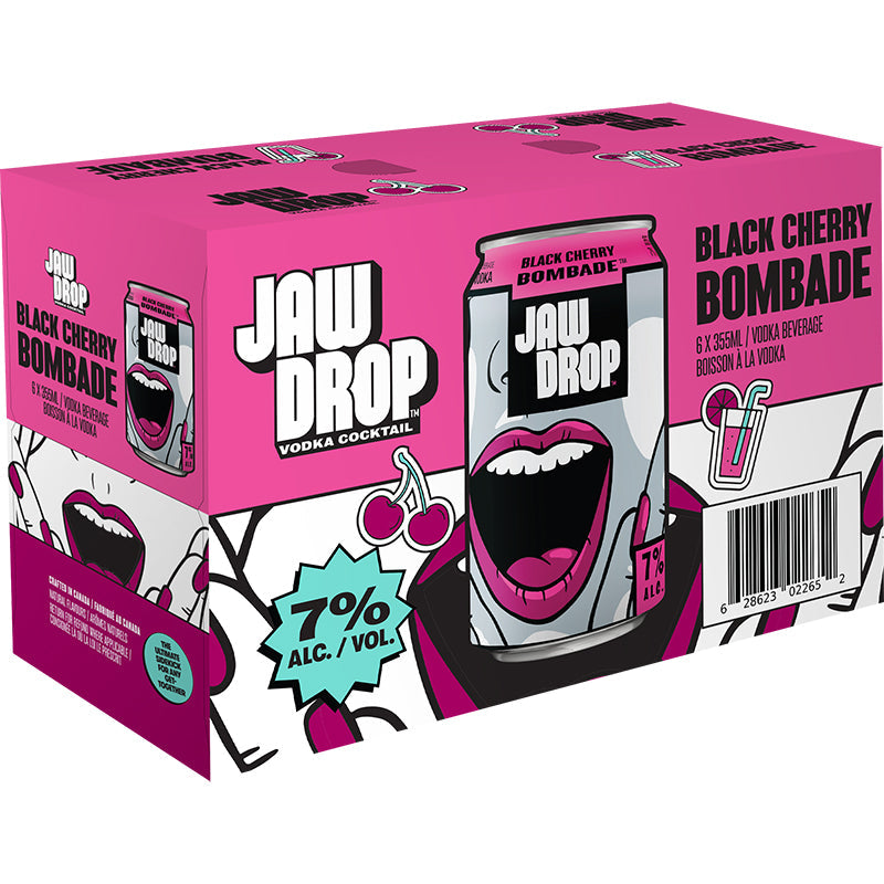 Jaw Drop Black Cherry Bombade 6x355mL