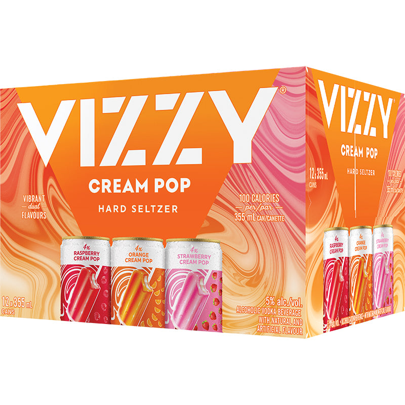 Vizzy Cream Pop 12 Cans