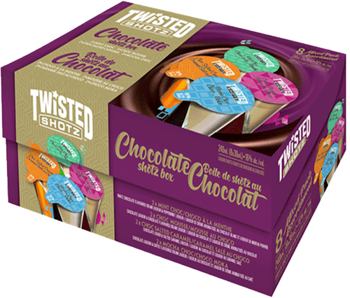 Twisted Shotz Chocolate Box 8x25ml