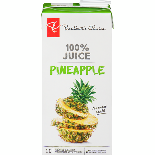 President's Choice Pineapple Juice 1000ml