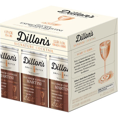 Dillon's Cold Brew Espresso Martini 4 Cans
