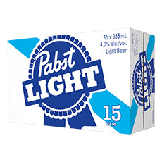 Pabst Blue Ribbon Light 15 Cans