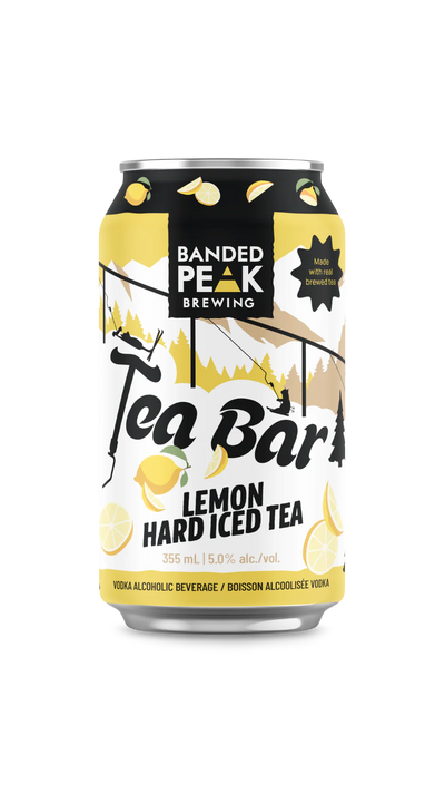 Banded Peak Tea Bar Lemon Hard Iced Tea 6 Cans