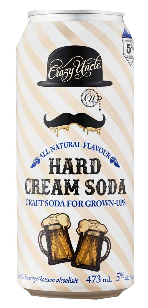 Crazy Uncle Hard Cream Soda 473ml