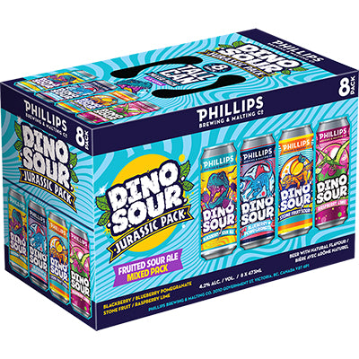 Phillips Dinosour Jurassic Pack 8 Cans