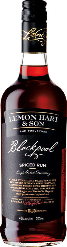 Lemon Hart Blackpool Spiced Rum 750mL