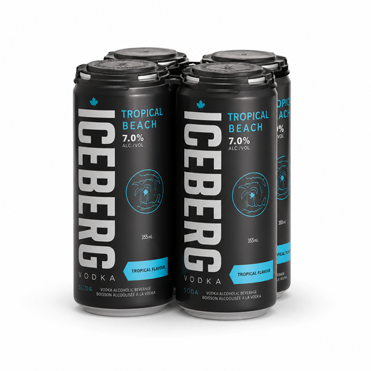 Iceberg DB Vodlka Soda Bluebery Lemon 4 Cans