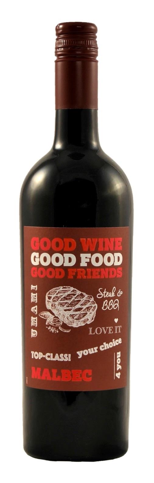Good Wine  Malbec Steak & Bbq Wine 750mL