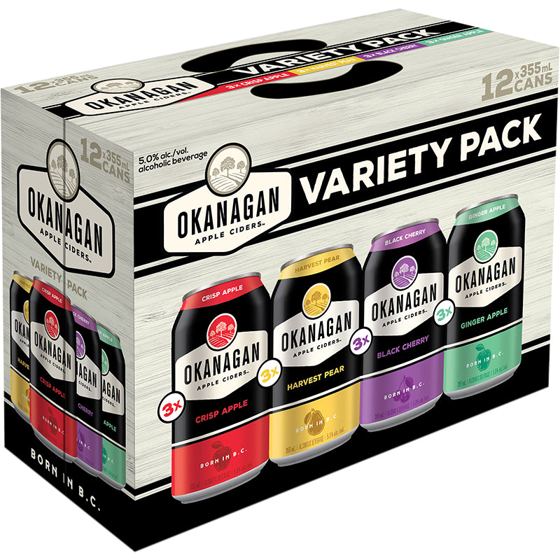 Okanagan Cider Sampler 12 Cans