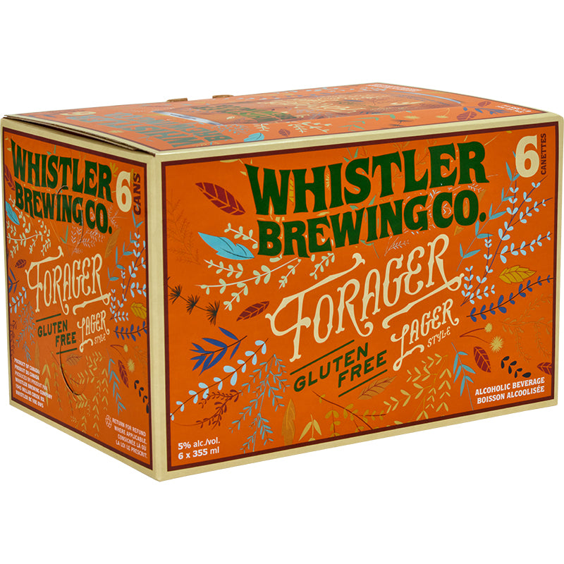 Whistler Forager Gluten Free Lager 6 Cans