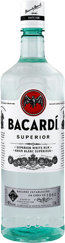 Bacardi Superior Rum (Pet) 1140mL