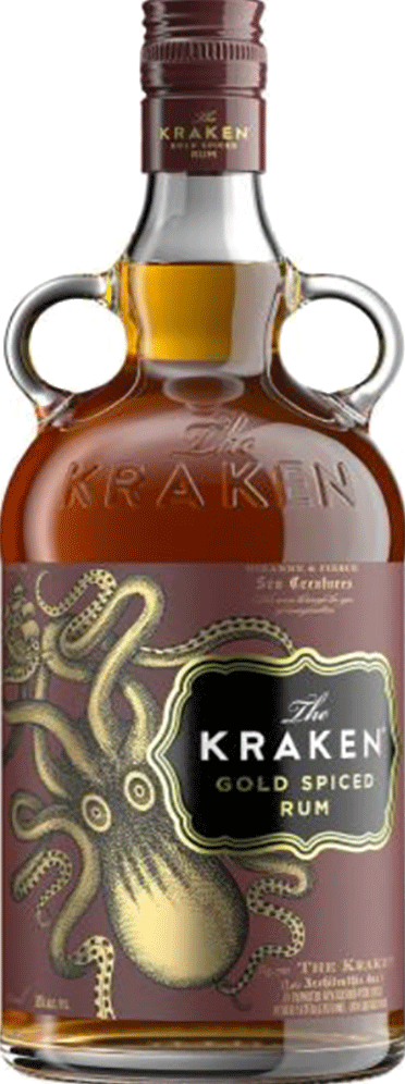 The Kraken Gold Spiced Rum 750mL