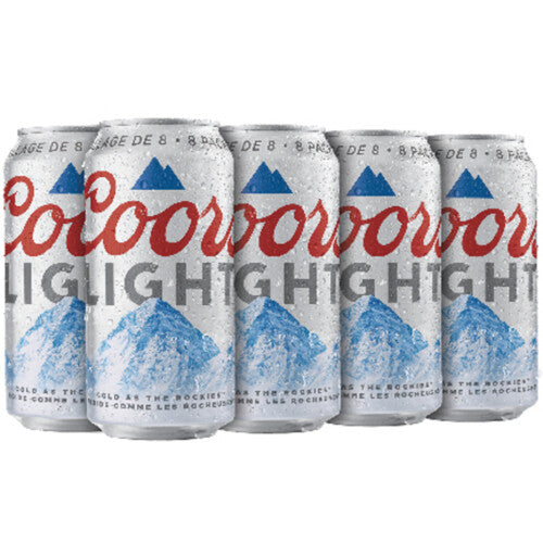 Coors Light 8 Cans