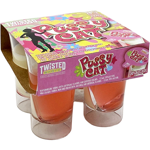 Twisted Shotz Pussy Cat 4x30ml