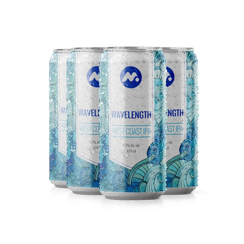 Metas Wavelength West Coast Ipa 4 Cans