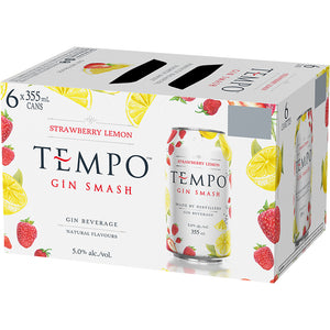 Tempo Gin Smash Strawberry Lemon 6 Cans