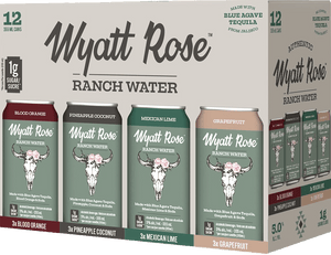 Wyatt Rose Ranch Water Variety Pack 12 Cans