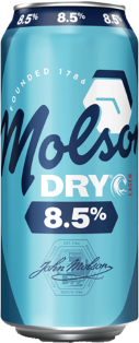 Molson Dry 8.5  4 Cans