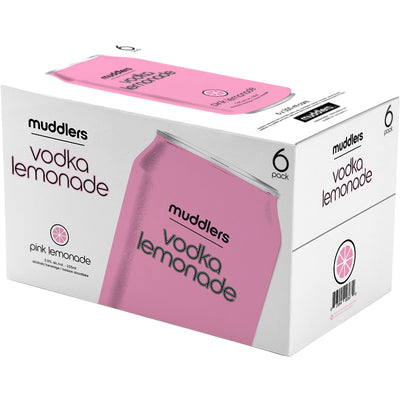 Muddlers Vodka Pink Lemonade 6 Cans