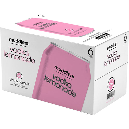 Muddlers Vodka Pink Lemonade 6 Cans